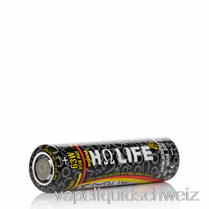 Hohm Tech Life 4 18650 3015 MAh 22,1 A Batterie Einzelbatterie Vape Liquid E-Liquid Schweiz