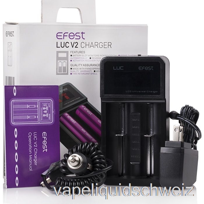 Efest Luc V2 Smart Charger Vape Ohne Nikotin