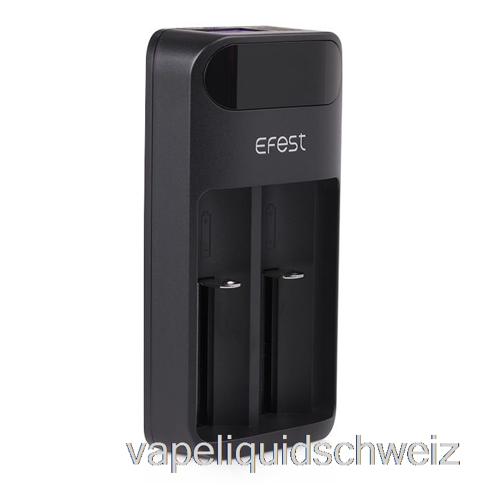 Efest Lush Q2 2-Bay Intelligentes LED-Akkuladegerät Vape Schweiz