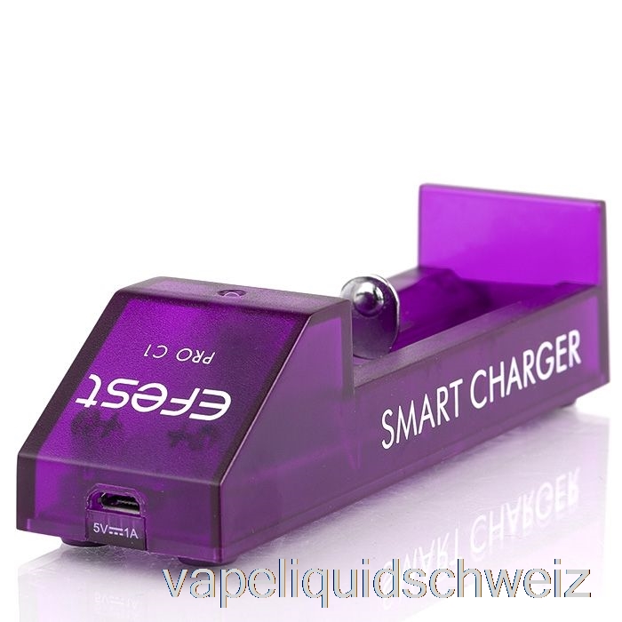 Efest Pro C1 1-Bay Smart Batterieladegerät Vape Schweiz