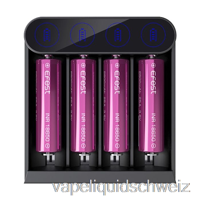Efest Slim K4 USB-C Batterieladegerät Vape Schweiz