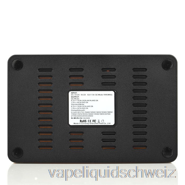 Efest Imate R4 Intelligentes Qc-ladegerät Vape Liquid E-liquid Schweiz