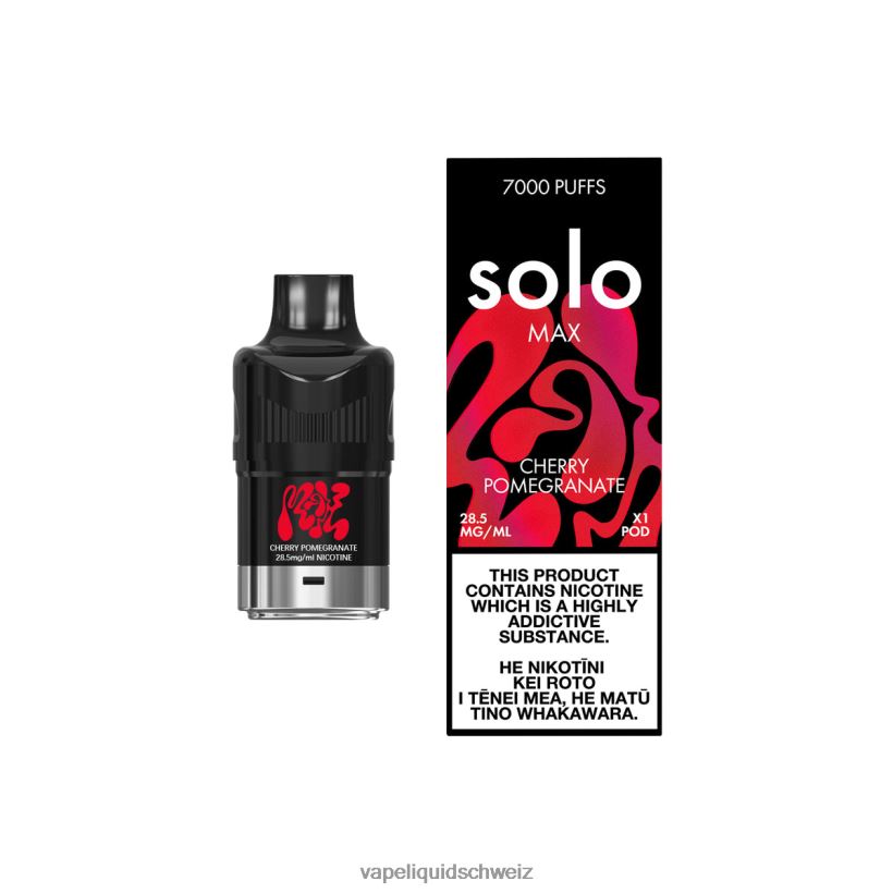 E-Liquid Schweiz - Solo MAX Schote Kirschgranatapfel 8JN00483