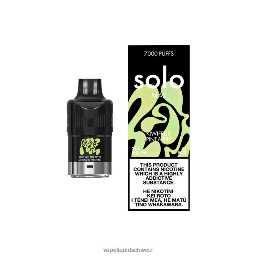 Vape Liquid - Solo MAX Schote Kiwi-Ananas 8JN00487