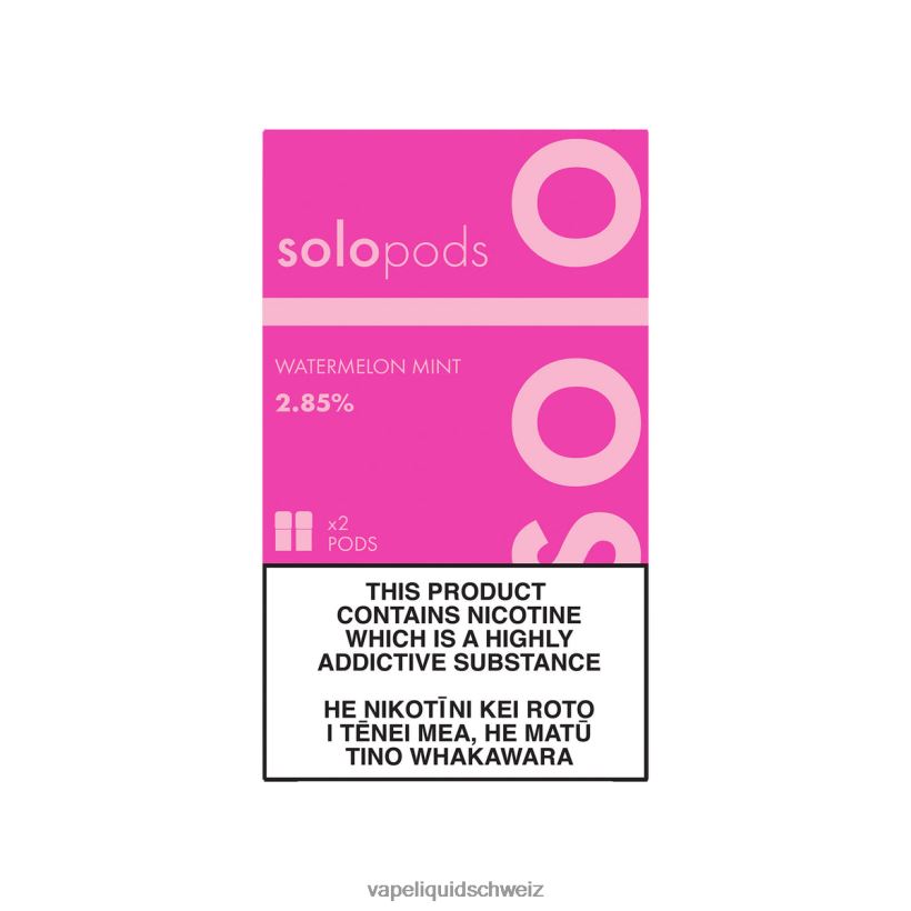 Vape Schweiz - Solo Ersatz-Pod 2er-Pack Wassermelonenminze 8JN00461
