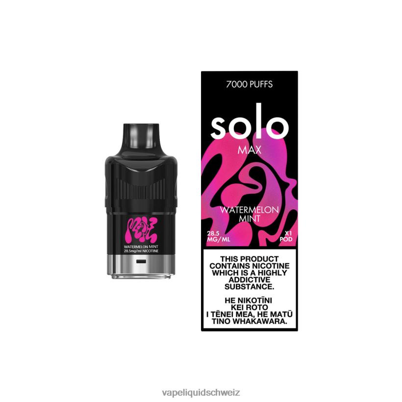 Vape Schweiz - Solo MAX Schote Wassermelonenminze 8JN00486