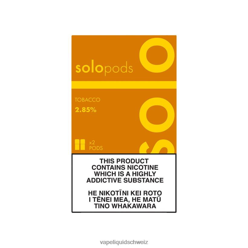 Vape Shop Zürich - Solo Ersatz-Pod 2er-Pack Tabak 8JN00450